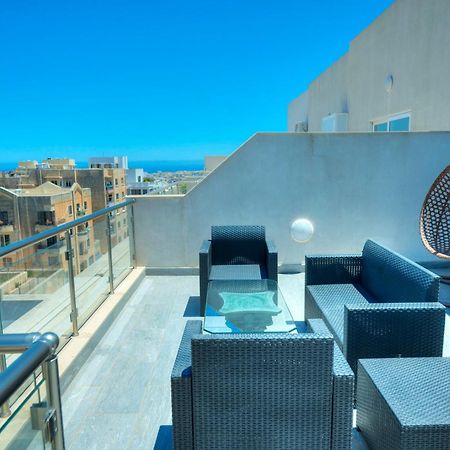 Luxurious Penthouse With 2 Large Terraces Dger1-1 Apartment Saint Julian's Exterior photo