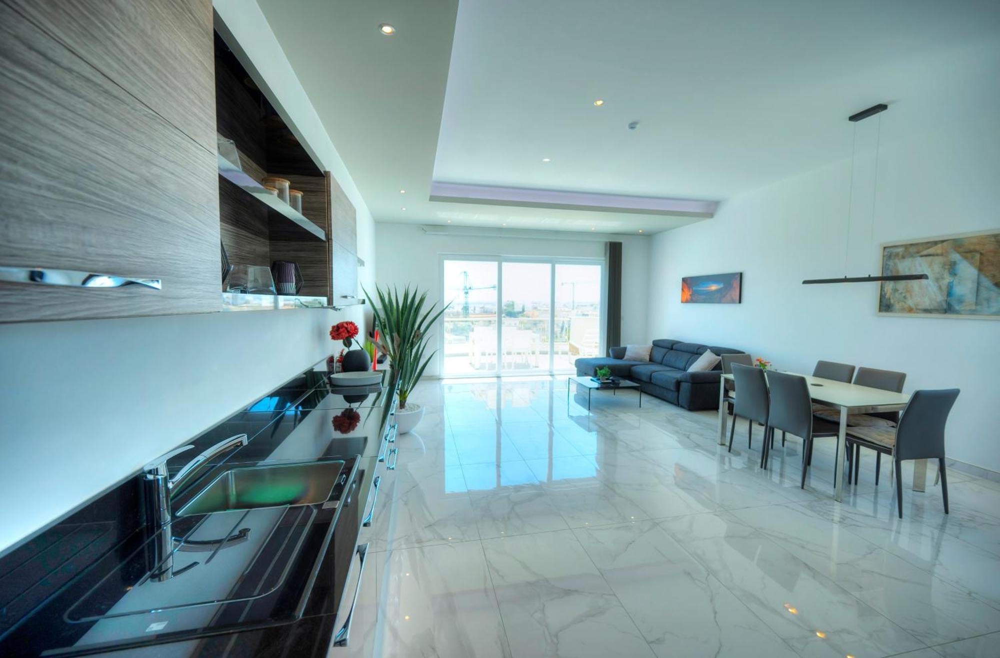 Luxurious Penthouse With 2 Large Terraces Dger1-1 Apartment Saint Julian's Exterior photo