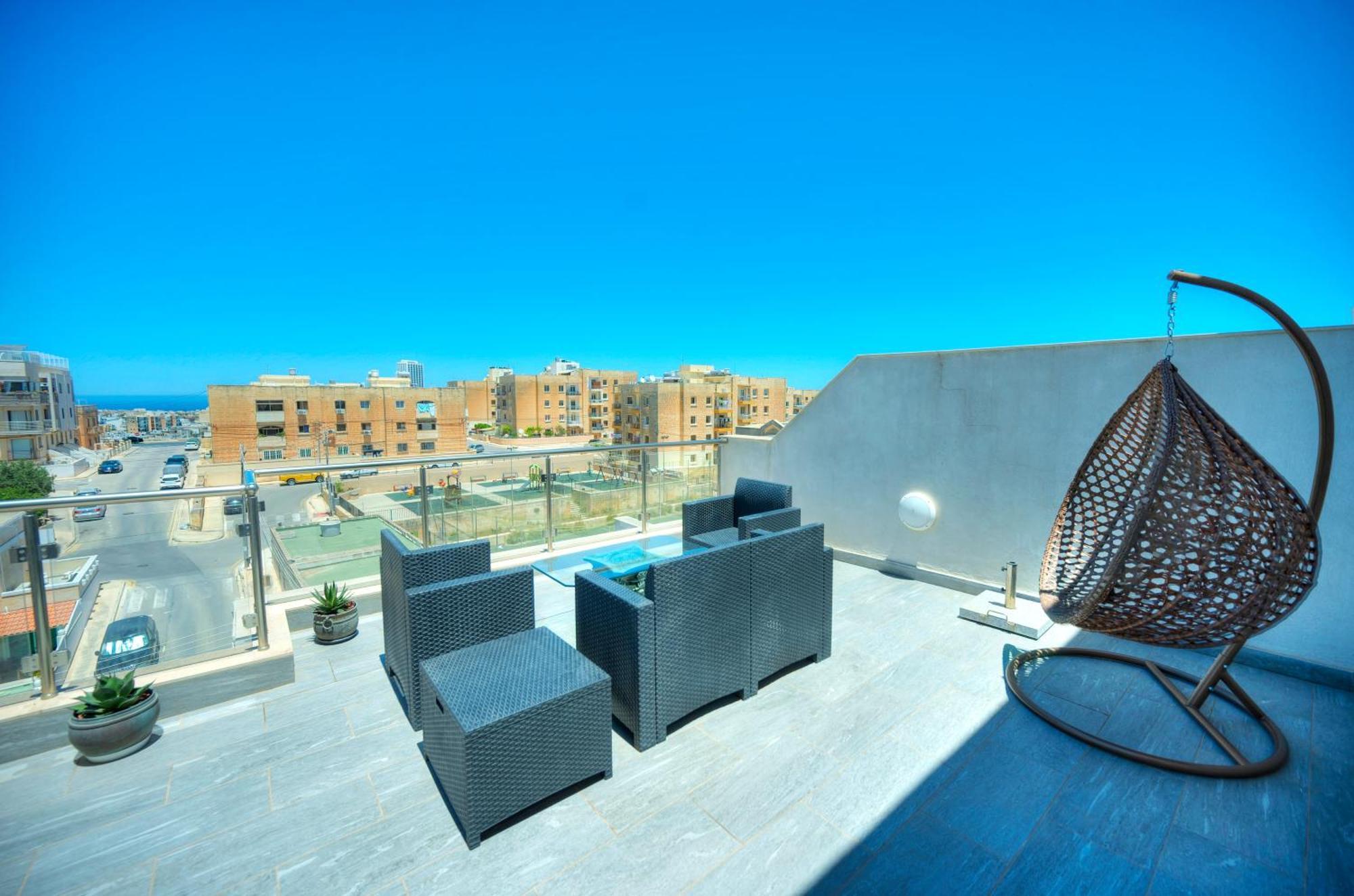 Luxurious Penthouse With 2 Large Terraces Dger1-1 Apartment Saint Julian's Exterior photo