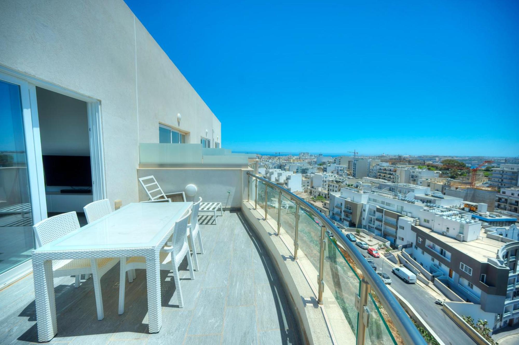 Luxurious Penthouse With 2 Large Terraces Dger1-1 Apartment Saint Julian's Exterior photo